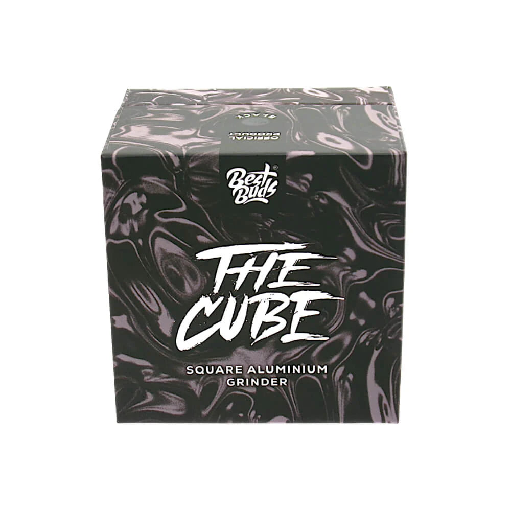 Best Buds "The Cube" Square Aluminium Grinder (50mm)