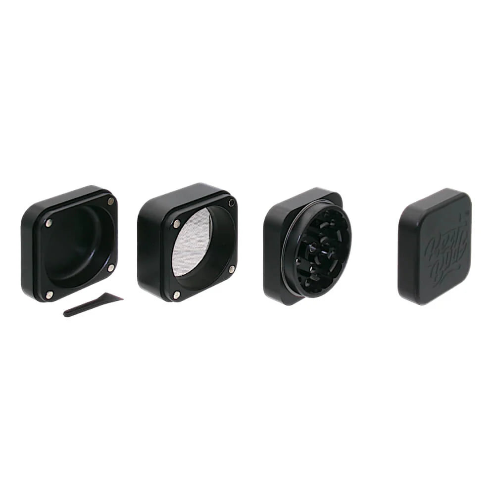 Best Buds "The Cube" Square Aluminium Grinder (50mm)