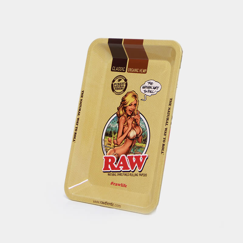 RAW-Plateau à roulettes en métal pour bikini