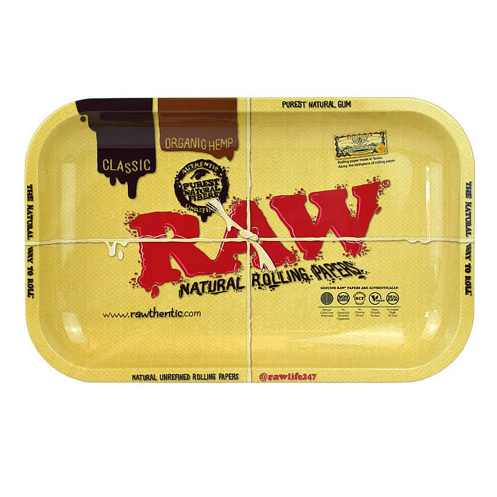 Plateau à dab RAW Classic avec couvercle en silicone, taille moyenne