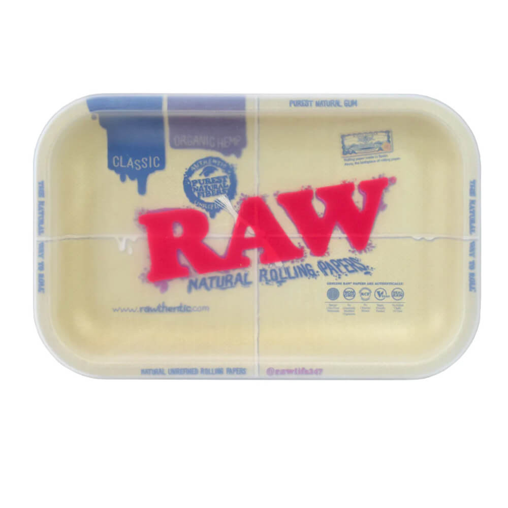Plateau à dab RAW Classic avec couvercle en silicone, taille moyenne