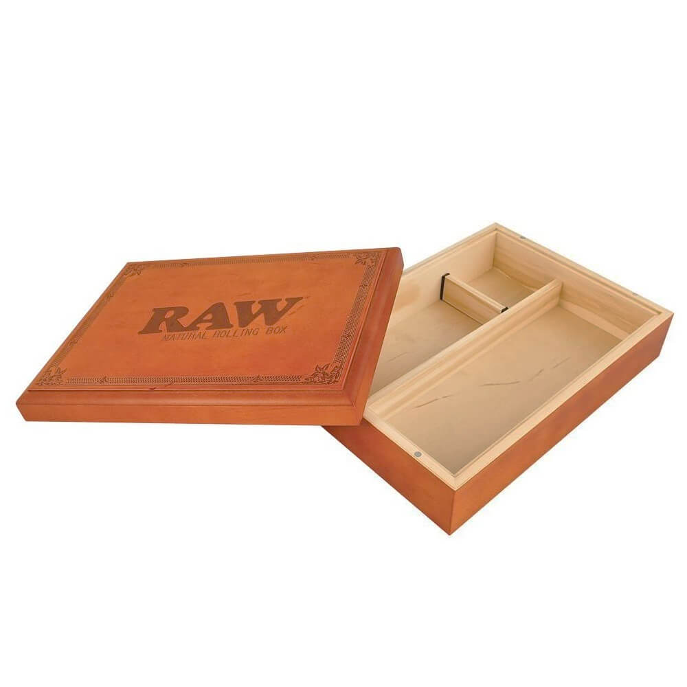 Boîte à rouler naturelle RAW x RYOT en bois