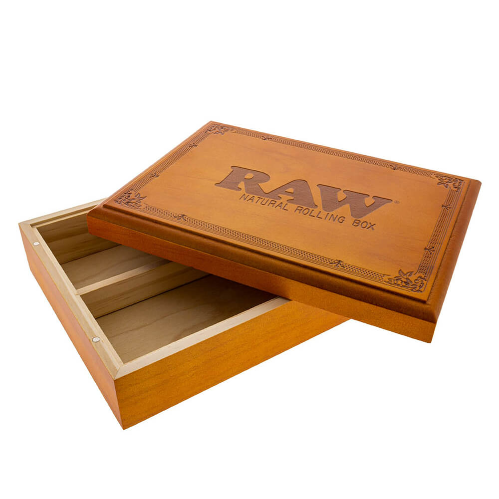 Boîte à rouler naturelle RAW x RYOT en bois