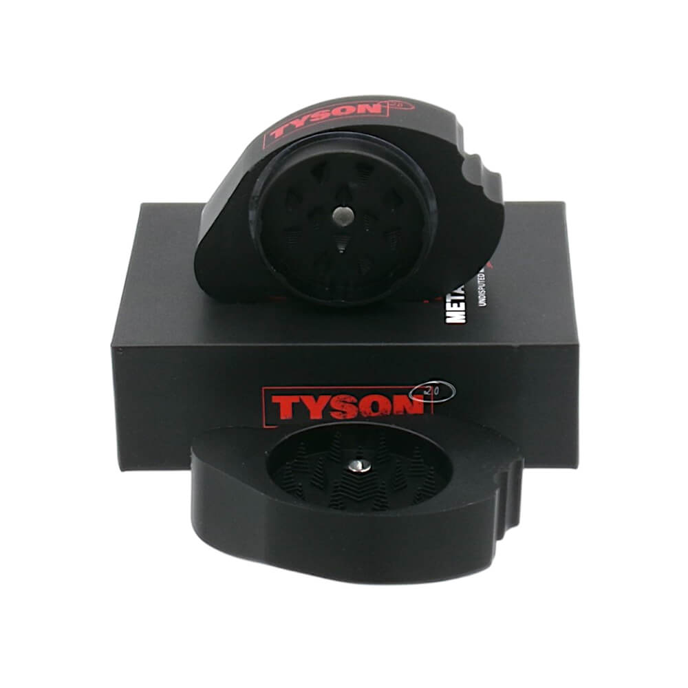 Tyson 2. 0 Métal Grinder Mike Bite 2 pièces-Noir