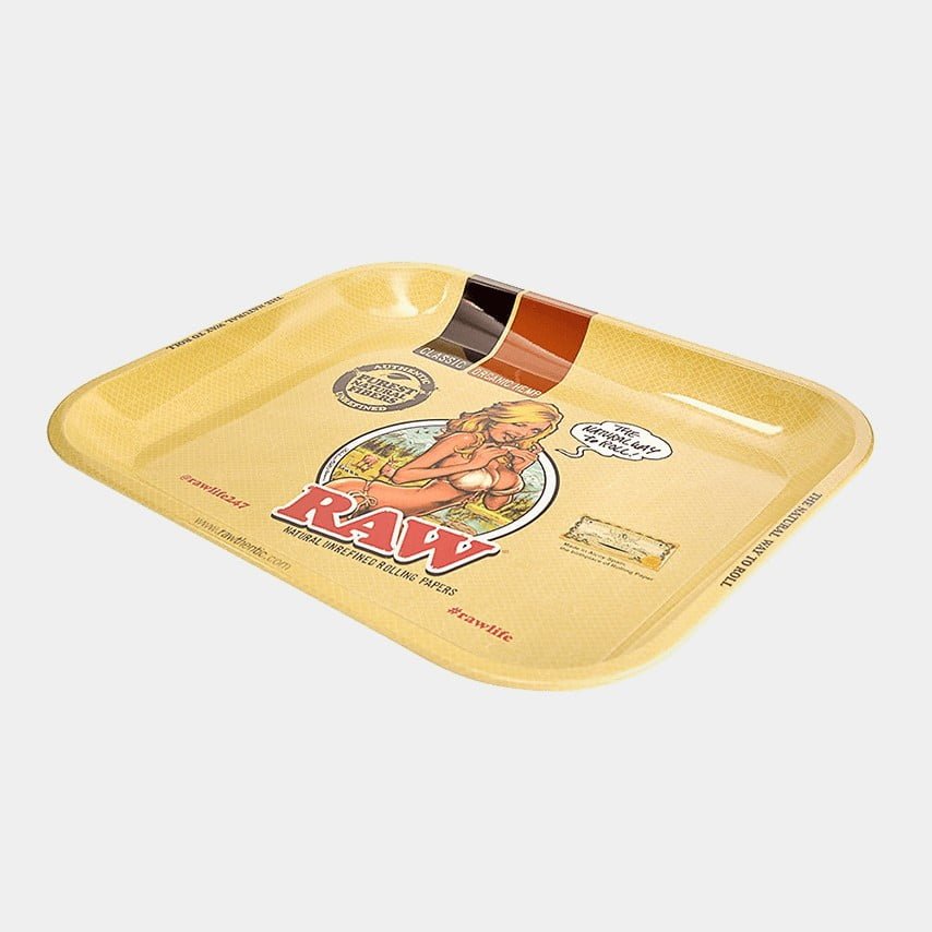 RAW-Plateau à roulettes en métal pour bikini