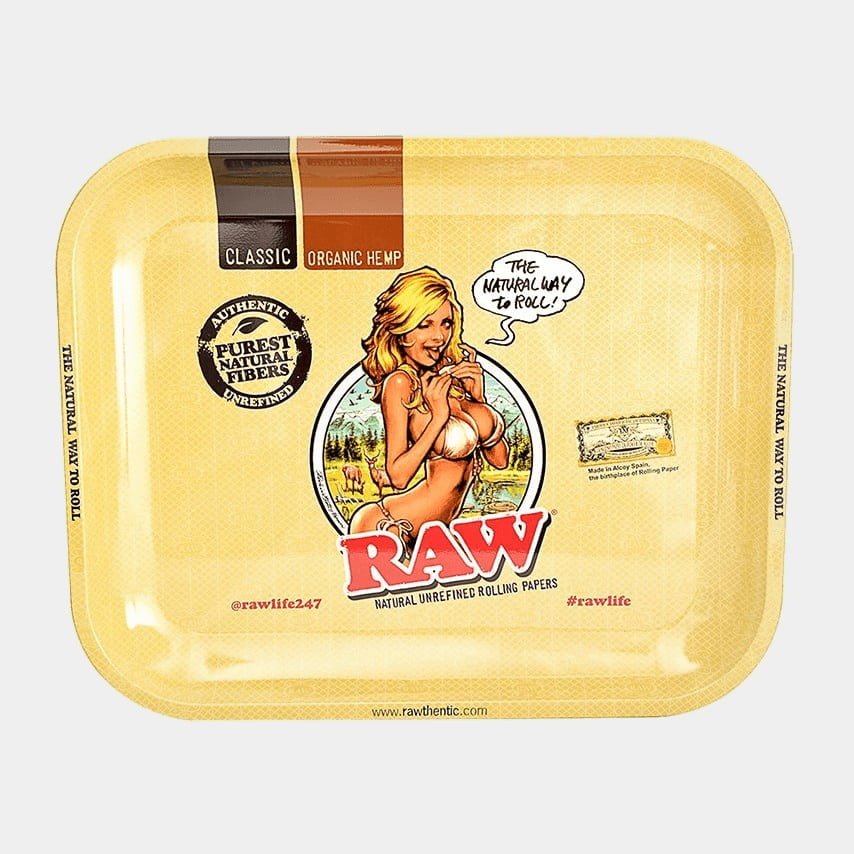 RAW-Plateau à roulettes en métal pour bikini