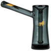 Marley Natural - Smoked Glass Bubbler with Gold Stripe Decal