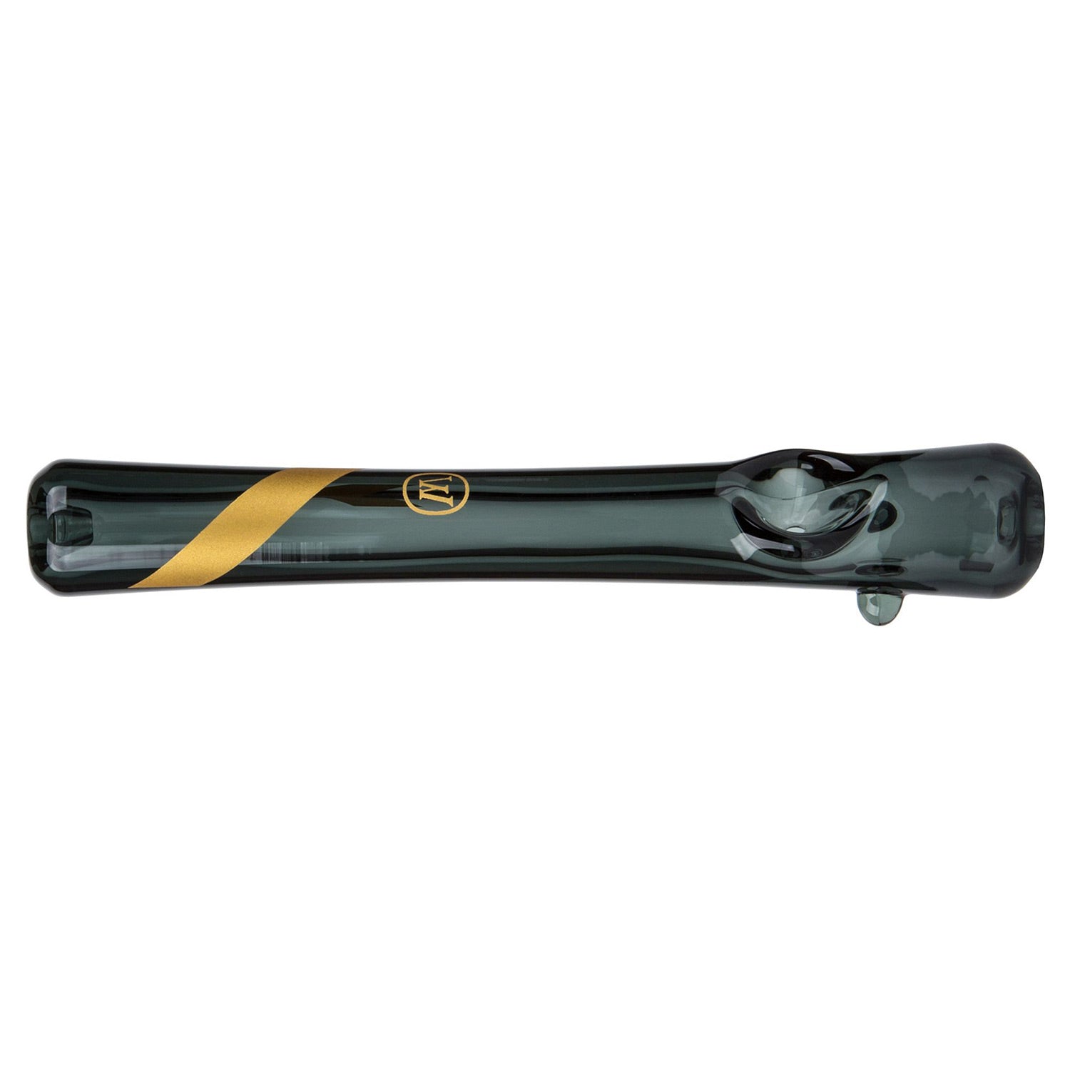 Marley Natural - Smoked Glass Steamroller with Gold Stripe Decal